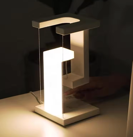 3-in-1 Floating Wireless Charging LED Lamp