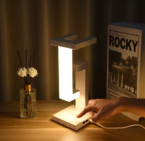 3-in-1 Floating Wireless Charging LED Lamp